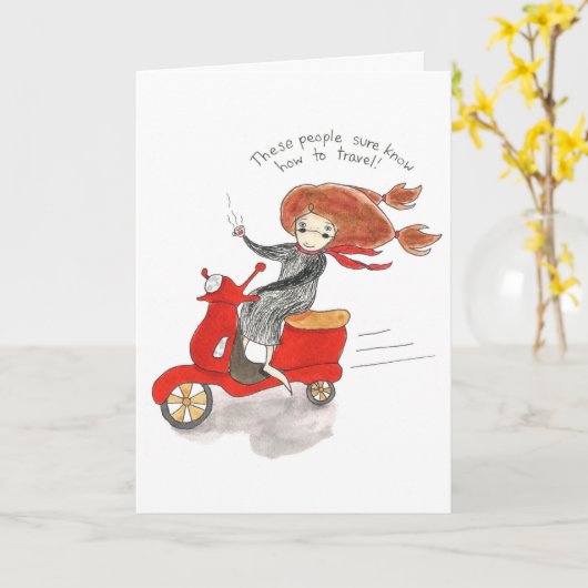 Reise-Karte Karte (Gelbe Blume)