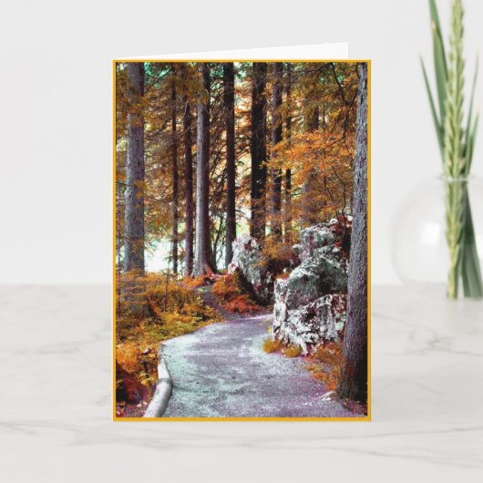 Reise-Karte, Text nach innen Karte (Vorderseite)