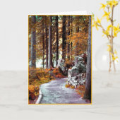 Reise-Karte, Text nach innen Karte (Gelbe Blume)