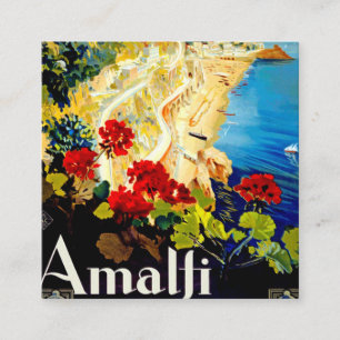 Reise Karte Vintage Amalfi Italien Europa