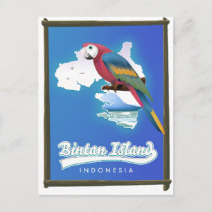 Reise Karte von Bintan Insel Indonesien