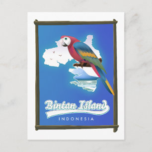 Reise Karte von Bintan Insel Indonesien