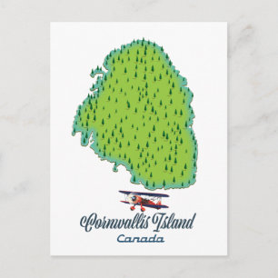 Reise Karte von Cornwallis Island, Kanada