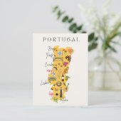 Reise Karte von Portugal (Stehend Vorderseite)