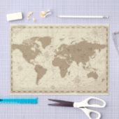 Reise-Karten-Seidenpapier Seidenpapier (Handwerk)