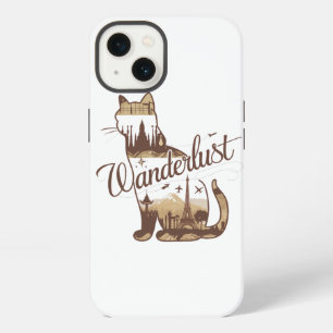 Reise-Katze-Weltreise-iPhone-Hülle: Fernweh iPhone 13 Hülle