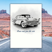 Reise-Klassiker-Auto wird 60 Einladung