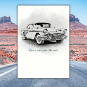 Reise-Klassiker-Auto wird 60 Einladung