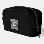 Reise-Kosmetiktasche mit QR-Code Waschbeutel (Rechte Ecke)