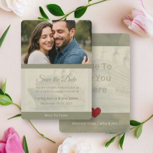 Reise-Kreuzfahrtschiff-Hochzeit - Save-the-Date Einladung