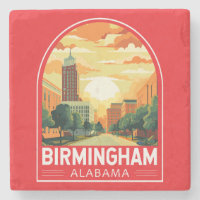 Reise-Kunst-Emblem Birmingham Alabama