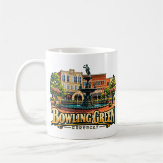 Reise-Kunst-Landschaftsmarke Bowling Green Kentuck Kaffeetasse