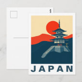 Reise Kunst Pagode Tempel Japan Postkarte (Vorne/Hinten)