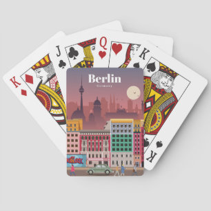 Reise Kunst Reise Nach Berlin Deutschland Spielkarten