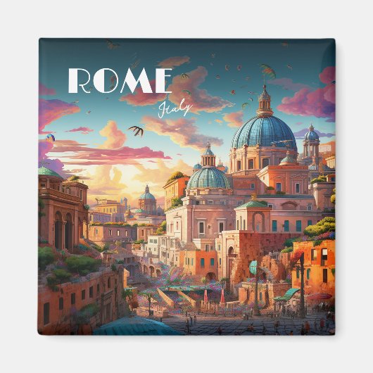 Reise Kunst Rom Italien Magnet (Vorne)