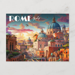 Reise Kunst Rom Italien Postkarte