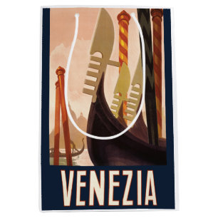 Reise-Kunst Venedig Venezia Italien Venedig Gondel Mittlere Geschenktüte