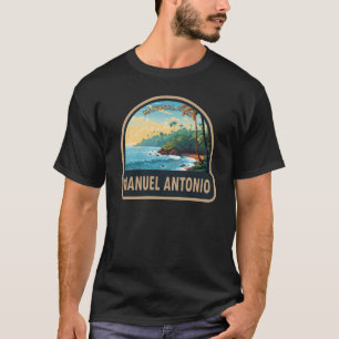 Reise Kunst Vintage Manuel Antonio Nationalpark T-Shirt