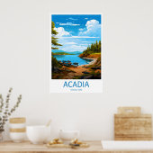 Reise-Kunstwandbild Acadia National Park Acadia Poster (Küche)