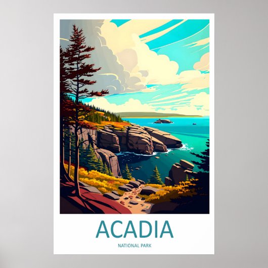 Reise-Kunstwandbild Acadia National Park Acadia Poster (Vorne)