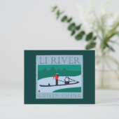 REISE-Li-Fluss Postkarte (Stehend Vorderseite)