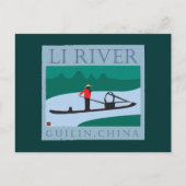 REISE-Li-Fluss Postkarte (Vorderseite)