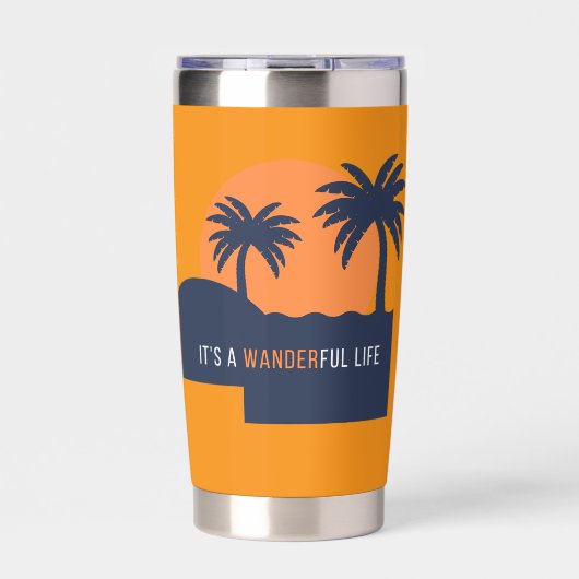 Reise Lifestyle Thermobecher (Vorderseite)