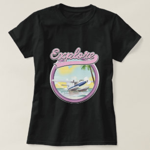 Reise-Logo erkunden T-Shirt