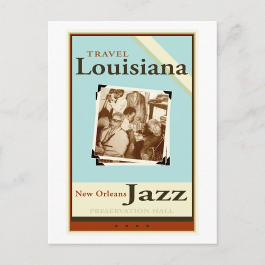 Reise Louisiana Postkarte (Vorderseite)