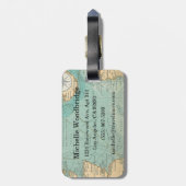 Reise macht Sie reicheren Gepäckanhänger (Rückseite vertikal)