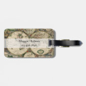 Reise macht Sie reicheres Zitat - kundengerecht Gepäckanhänger (Rückseite horizontal)