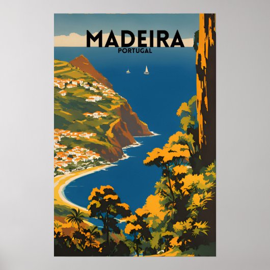 Reise Madeira Portugal Poster (Vorne)