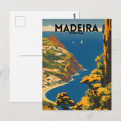 Reise Madeira Portugal Postkarte (Vorne/Hinten)