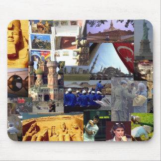 Reise merkt Mausunterlage Mousepad