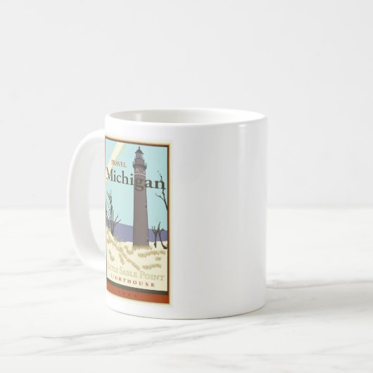 Reise Michigan Kaffeetasse (Vorderseite Links)