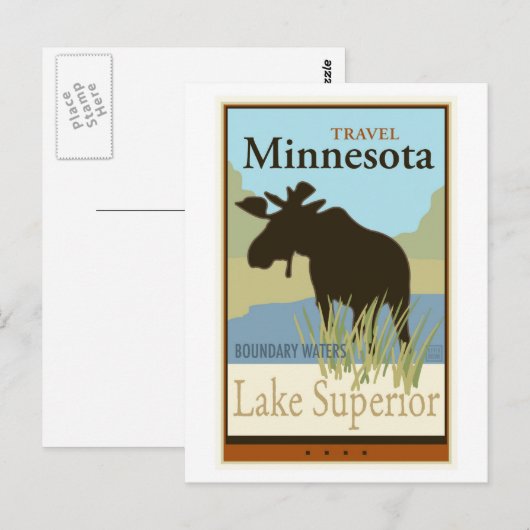 Reise Minnesota II Postkarte (Vorne/Hinten)