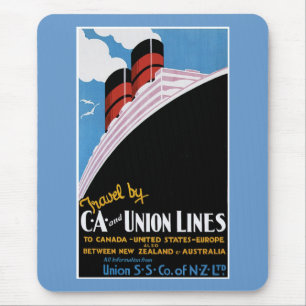 Reise mit CA und Union Lines Mousepad