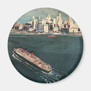 Reise mit dem Kreuzfahrtschiff nach New York City Magnet