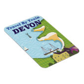 Reise mit dem Zug Devon Magnet (Rechte Seite)