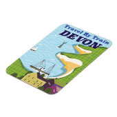 Reise mit dem Zug Devon Magnet (Linke Seite)