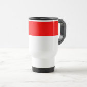 Reise mit der Flagge Indonesiens Reisebecher (VorderseiteRechts)