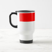 Reise mit der Flagge Indonesiens Reisebecher (Links)