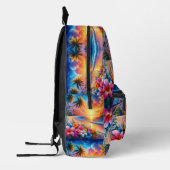 Reise mit Grace: Ich bin gesegnet für Reisen" Bedruckter Rucksack (Links)