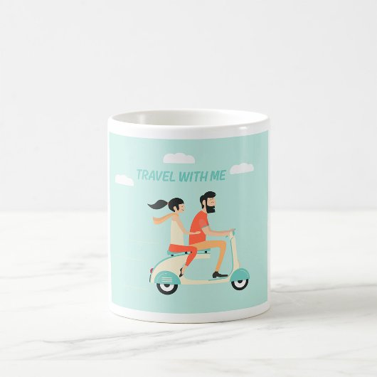 Reise mit mir kaffeetasse