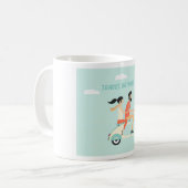 Reise mit mir kaffeetasse (Vorderseite Links)