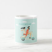 Reise mit mir kaffeetasse (Mittel)