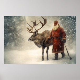 Reise mit Santa Poster