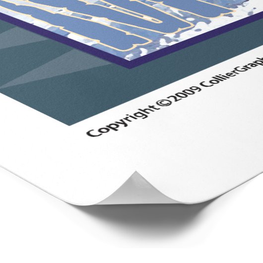 REISE-Montana-Big Sky Poster (Ecke)