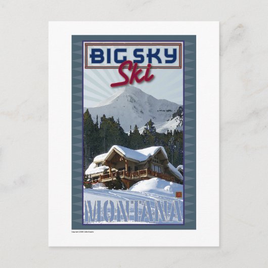 REISE-Montana-Big Sky- Postkarte (Vorderseite)