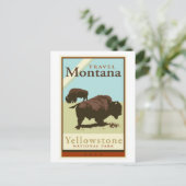 Reise Montana Postkarte (Stehend Vorderseite)